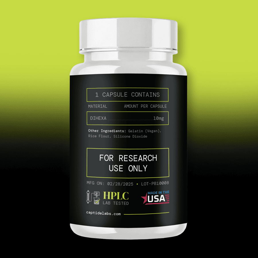 Dihexa Peptide Capsules 10mg | Captide Labs