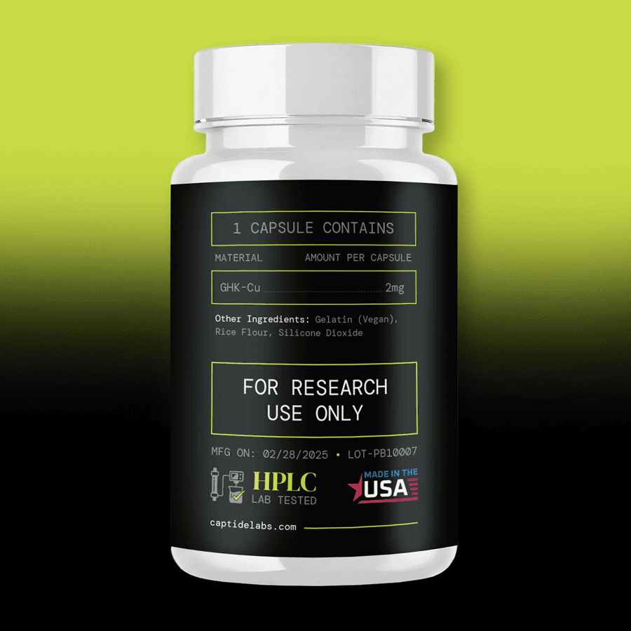 ghk-cu latest research 2025 2026 Capsules | Research-Grade GHK Cu Peptide Cats Size:180 Count January / February 2024