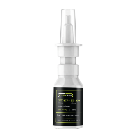 Captide Labs BPC-157 TB-500 blend spray — 60mg dual-peptide tissue repair research formulation