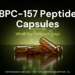 bpc 157 peptide capsules research overview featured image by Captide Labs