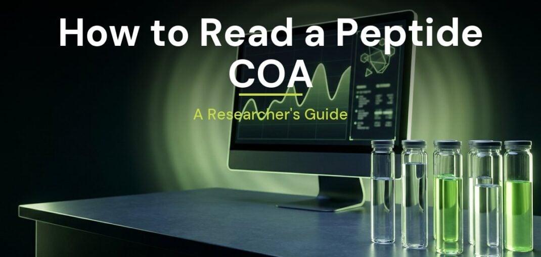 How to Read a Peptide COA — Captide Labs research overview